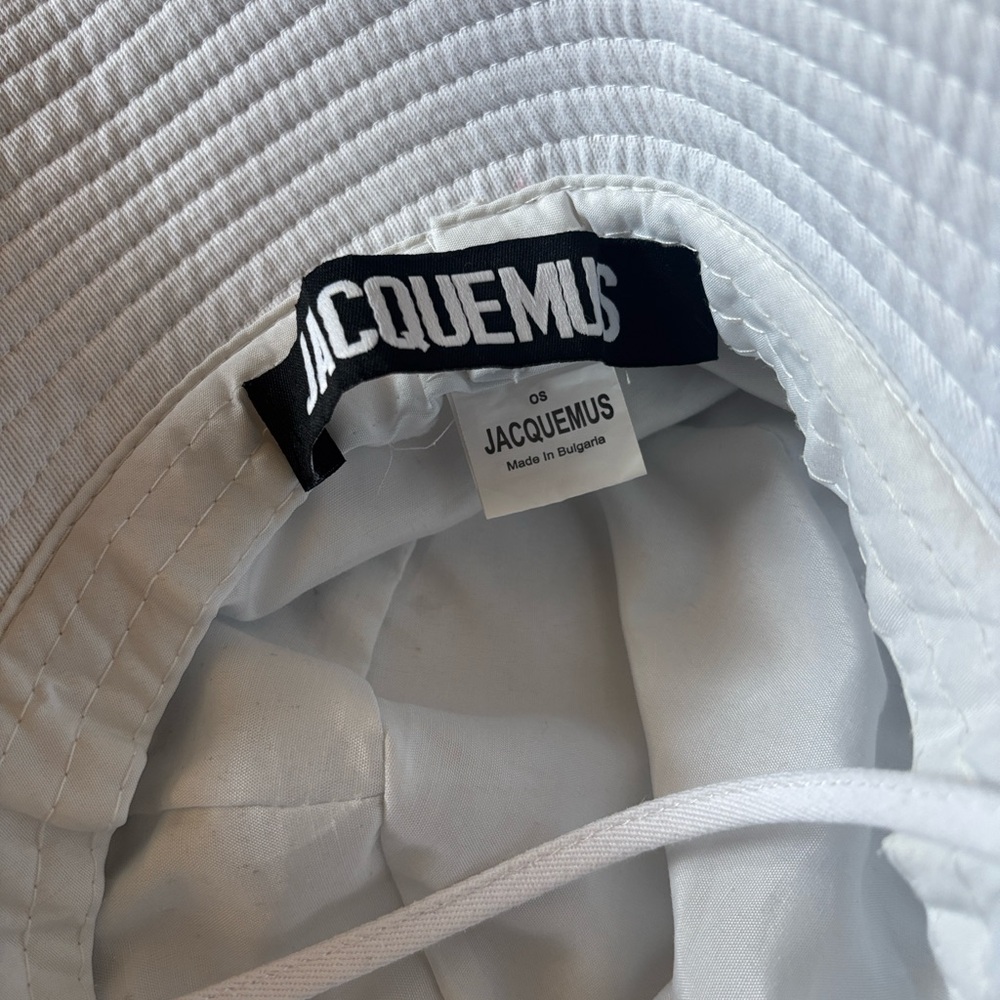 Jacquemus archout  Bucket Hat white os - Picture 6 of 9